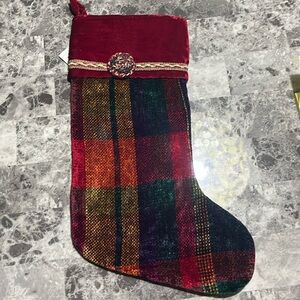 Velvet Christmas Stocking